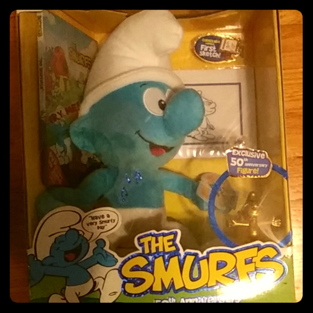 Smurfs 50th Anniversary Doll with DVD